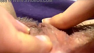 Big clit orgasm closeup