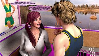 Size change growth comic giantess