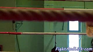 les babe rimming ass after wrestling