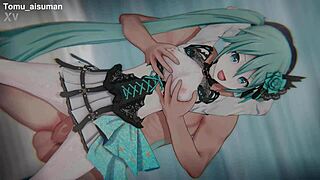 project sekai miku bound and defiled in digital vocaloid 4k scene