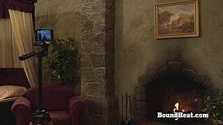 Hot Bubble Butt Lesbian Slave Undressed For Mistress
