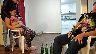 Visit friend house to watch game and end up with wife