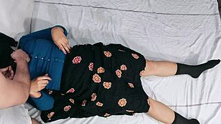 beautiful teen gets a pussy cumshot after a hard fuck