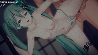 project sekai miku bound and defiled in digital vocaloid 4k scene
