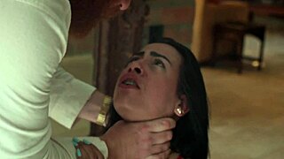 husband discovers his latina wifes infidelity and shows her whos boss by fucking her hard