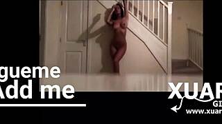 beautiful woman performs erotic dance show