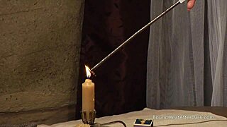 Lesbian Mistress Fingers Submissive Slave