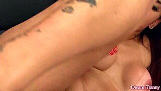cock hungry tgirl fernanda cristine gets double analed