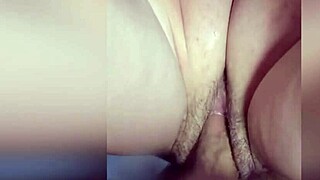 squirting orgasm and cum inside creampie for housewife