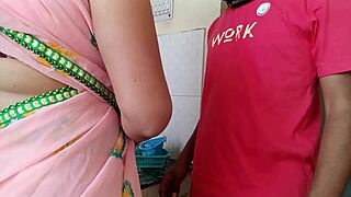 bhabhi gets fucked in kitchen with hindi audio