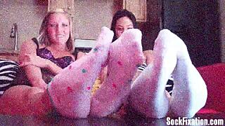 how cute are my feet in these sexy socks