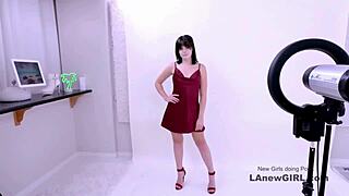 brunette milf joins porn for fun