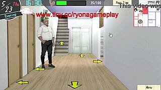 College teacher gives hentai ntr lesson in erotic game