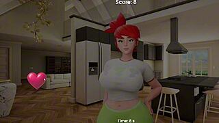 big titty and thick ass gwen working out in mansion days part 8