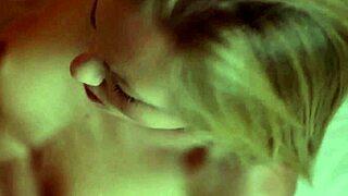 two curvy blondes finger-fuck each other after he fucks one doggy style