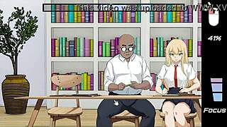College teacher gives hentai ntr lesson in erotic game