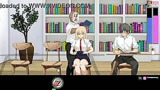 College teacher gives hentai ntr lesson in erotic game
