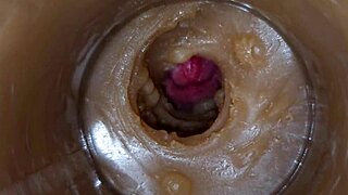 precum squirting in my pussy toy camera in vagina 4k extreme close up