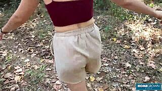 Pov amateur outdoor cock sucking