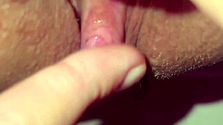 Clitoral orgasm in extreme close up