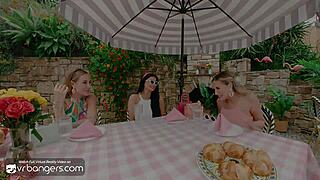 vr bangers three horny wives seduce you