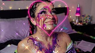 Glitter gals candy cum cumshot compilation