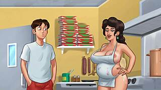 boss wife wants fucking often after pregnancy - summertime saga