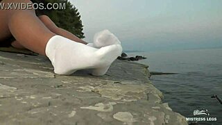 Goddess beautiful feet in socks compilation