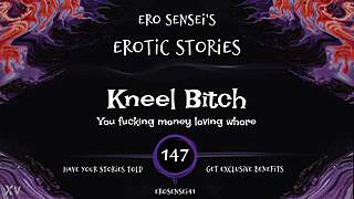 kneel bitch erotic audio pov