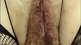 fat hairy milf ass fucked with monster dildo
