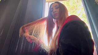 Artemisia love hot solo long hair fetish