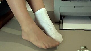 Goddess beautiful feet in socks compilation