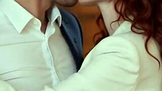 melinda untamed redhead in silk erotic ai generated scene
