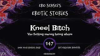 kneel bitch erotic audio pov
