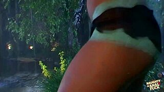 Skinny ass bitch gets passionately fucked in asshole