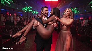Ai-generated take that music short video naked dancers