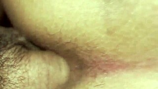 Latina enjoys intense anal with a big load inside