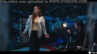 Ouija board parody prank - redhead babe face fucked while the time is frozen