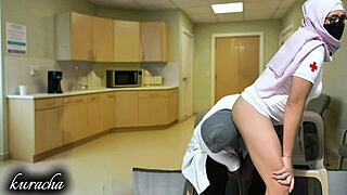 Doctor And Nurse Share Break Fun