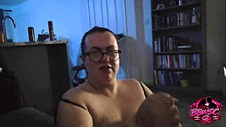 Bbw watches him prematurely shoot his load for her