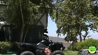Asian Beauty Orgasms On Huge Cock Outdoors