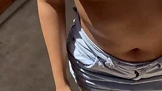 Latina babe sunlit homemade sex