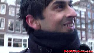 Real dutch hooker gets rimmed closely