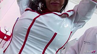 pale nurse daphne rosen seduces doctor for hard fuck
