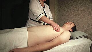 Nurse Patient Intense Kissing Massage