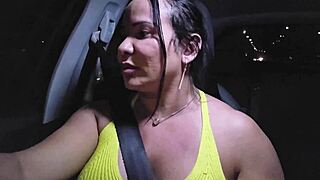 Latina driver receives outdoor attention