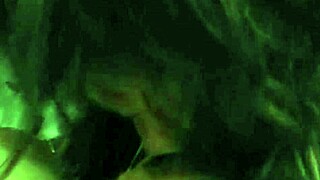 Interracial black teen 18+ enjoys passionate sex
