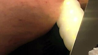 sexy sissy rides dildo in pov