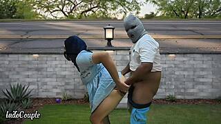 I Fucked Muslim Hijab Cheating Wife In Garden