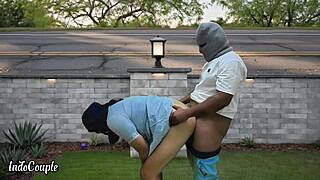 I Fucked Muslim Hijab Cheating Wife In Garden
